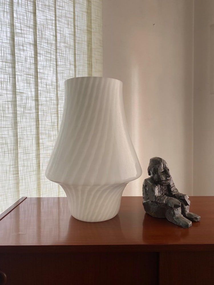 Murano Glass Mushroom Table Lamp, 1970s - 2