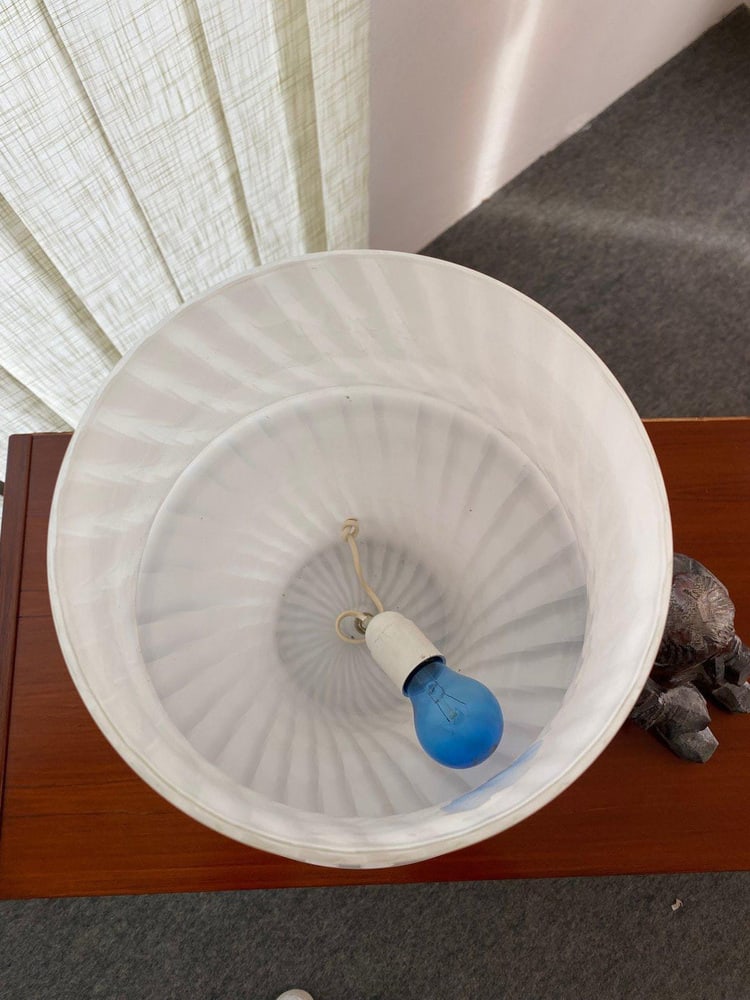 Murano Glass Mushroom Table Lamp, 1970s - 7