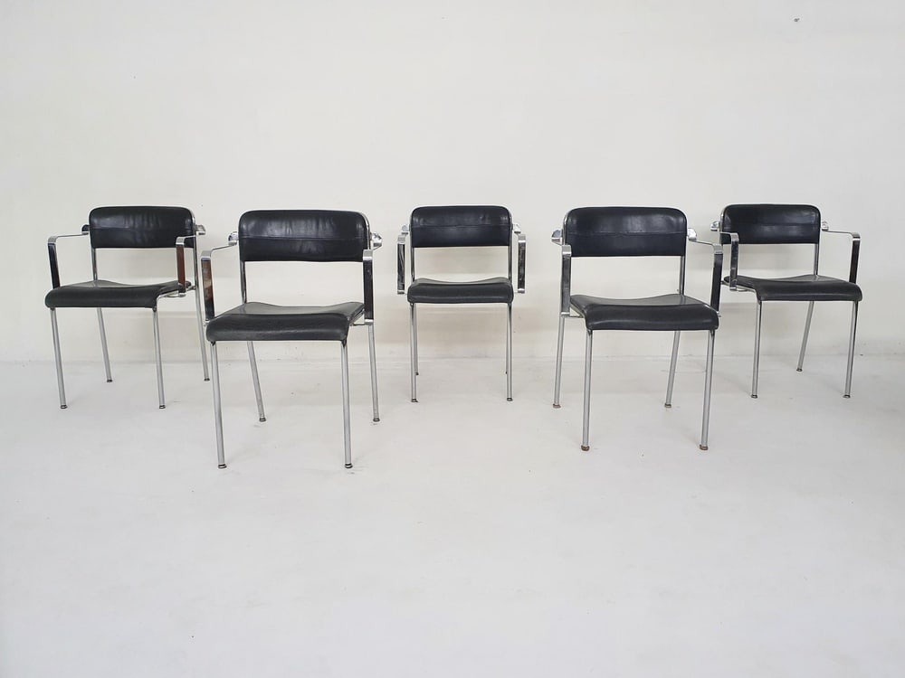 Dining Chairs by Aryform, Sweden, 1970s, Set of 5 - 14