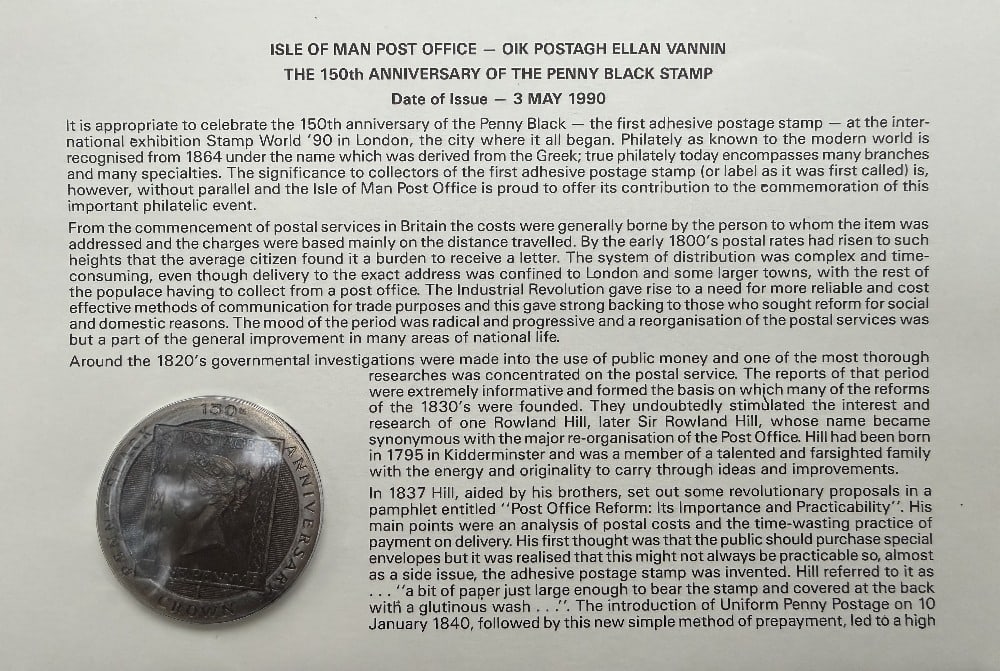 Sir Norman Wisdom Hand Signed 'Penny Black 1840-90' First Day And Coin Cover FDC. Limited Edition - 2