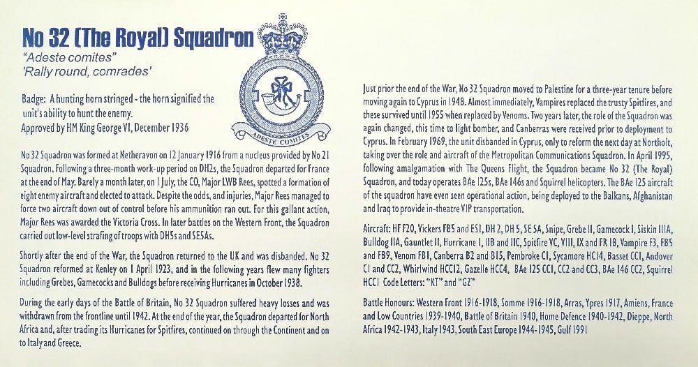 John Major Hand Signed '32, The Royal Squadron' First Day Cover FDC. Postmarked 8th April 2005, - 2