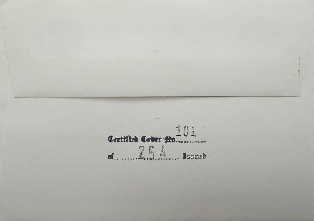 Martin Edwards, Hand Signed 'Manchester United' First Day Cover FDC Postmarked 1st ay 1986 Limited - 3