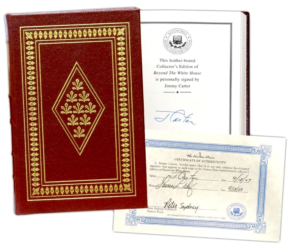 Jimmy Carter, 39th President Of The USA, Hand Signed 'Beyond The White House' Limited Edition, (1 of 1)