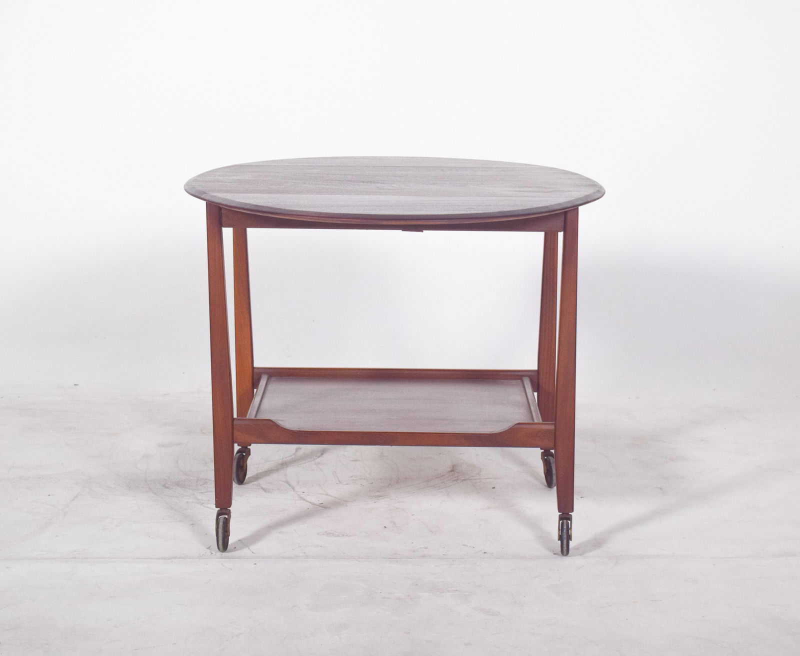 Mid-Century Modern Danish Tea Trolley with Flaps, 1960 - 10