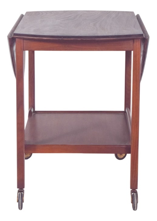 Mid-Century Modern Danish Tea Trolley with Flaps, 1960 (1 of 11)