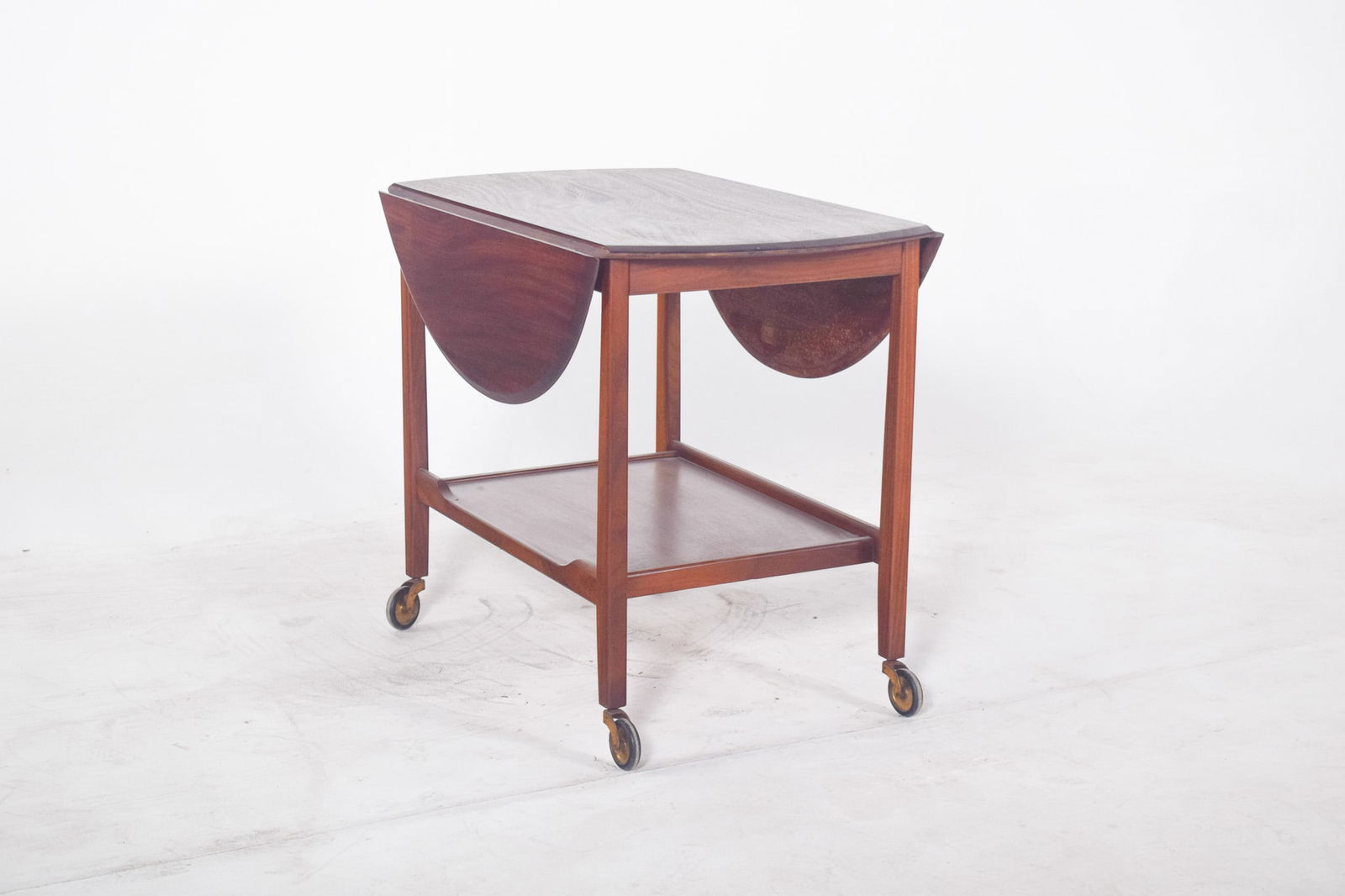 Mid-Century Modern Danish Tea Trolley with Flaps, 1960 - 2