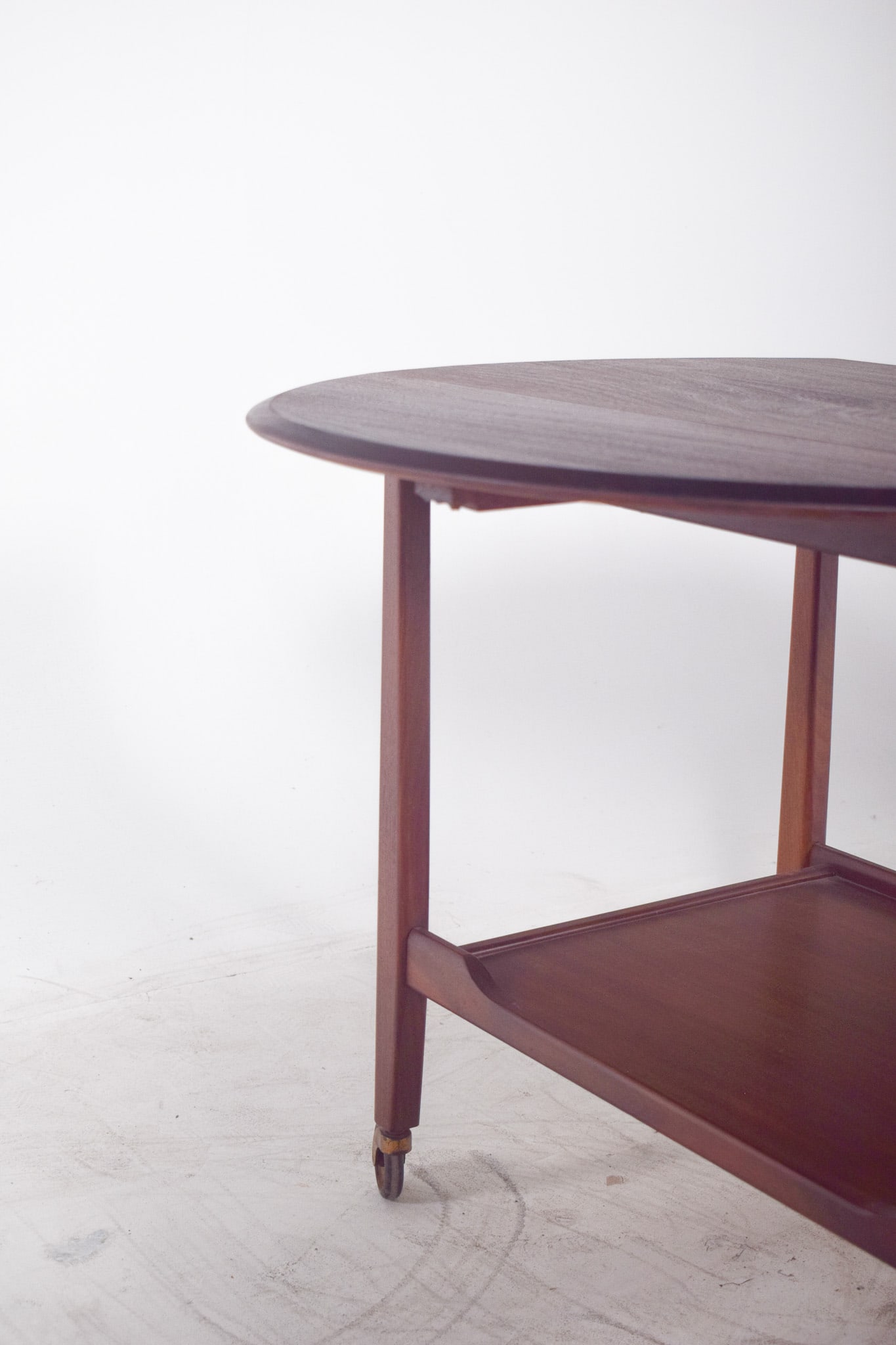 Mid-Century Modern Danish Tea Trolley with Flaps, 1960 - 6