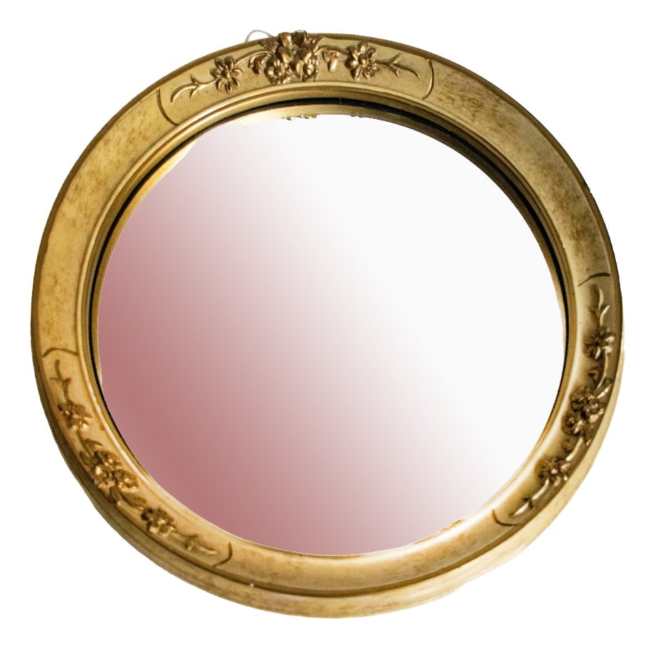 Vintage French Country Mirror, England: Country of Manufacture: United Kingdom Design Period: 1960 to 1969 Production Period: Unknown Detailed Condition: Excellent — This vintage/antique piece is in near original condition. It may