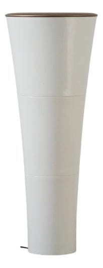 Fackla Floor Lamp by Öjerstam and Elebäck for Ikea: IKEA floor lamp from the 1980s called “FACKLA”.Great Swedish design in perfect condition. The creamy white lamp combined with the gold top creates a very pleasant and non-glare light.