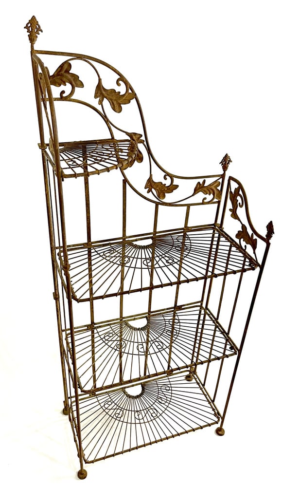 Victorian Plant Shelf in Wrought Iron, 1920s - 2