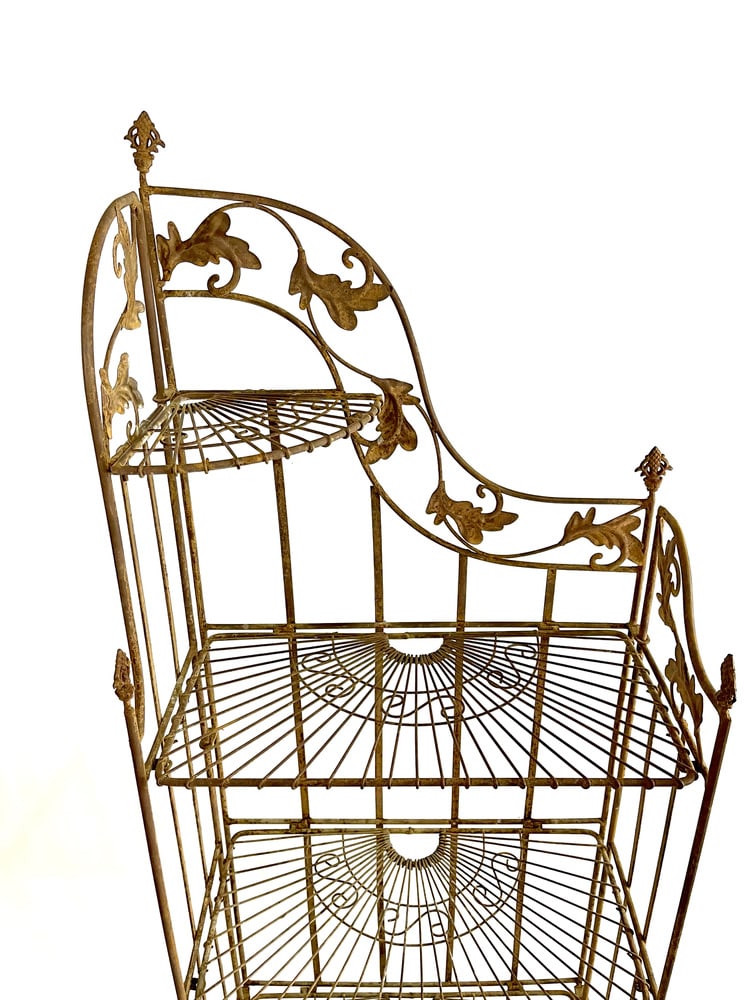 Victorian Plant Shelf in Wrought Iron, 1920s - 3