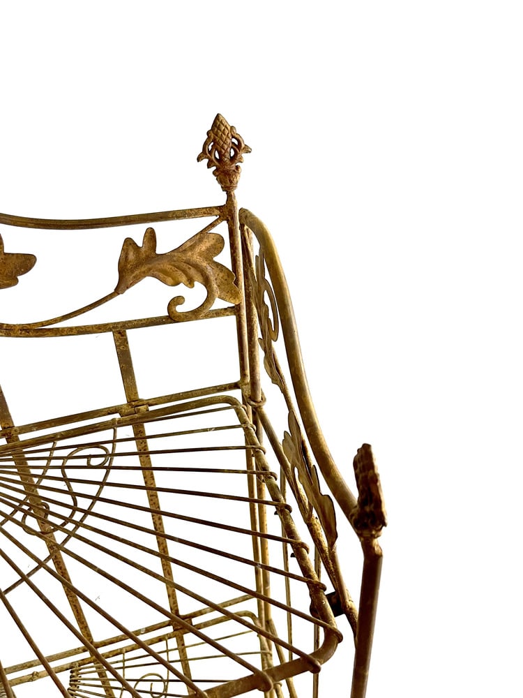 Victorian Plant Shelf in Wrought Iron, 1920s - 5