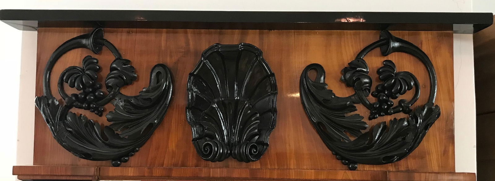 Empire Wall Mirror in Mahogany, South Germany, 1810 - 8