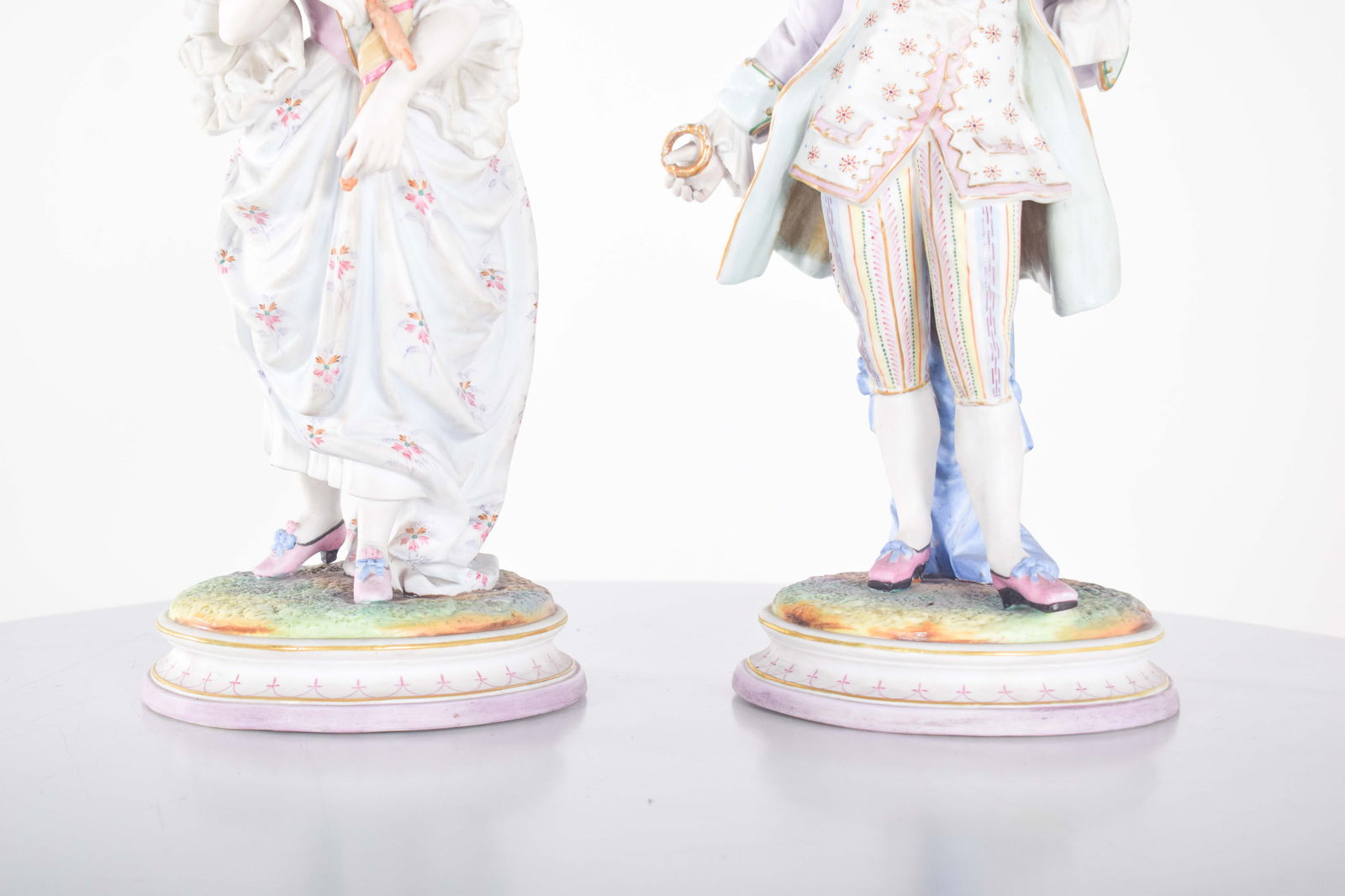 Dresden Porcelain Sculptures, 1910, Set of 2 - 14