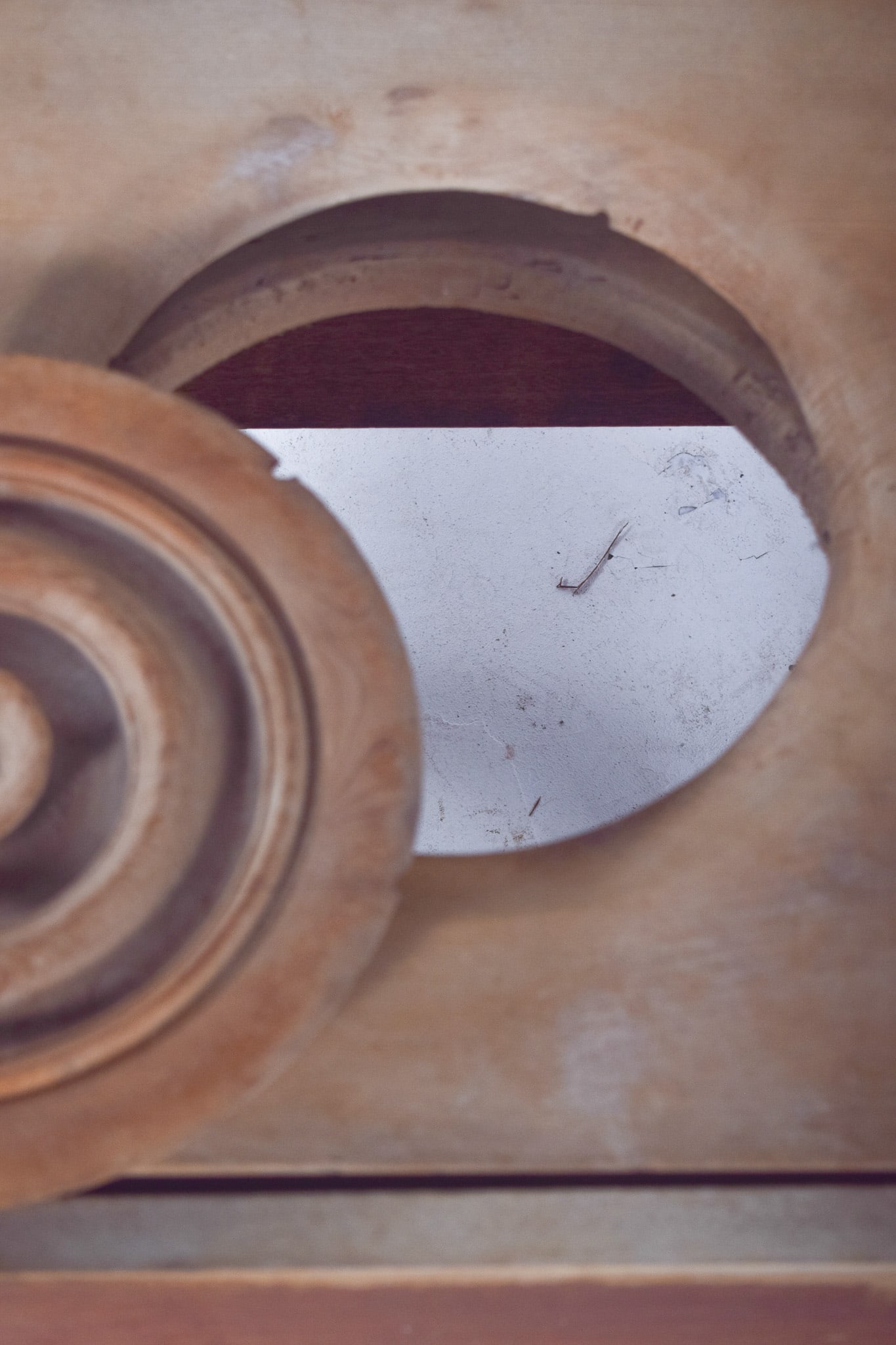 English Wooden Cabinet with Sanitary Container, 1920s - 5