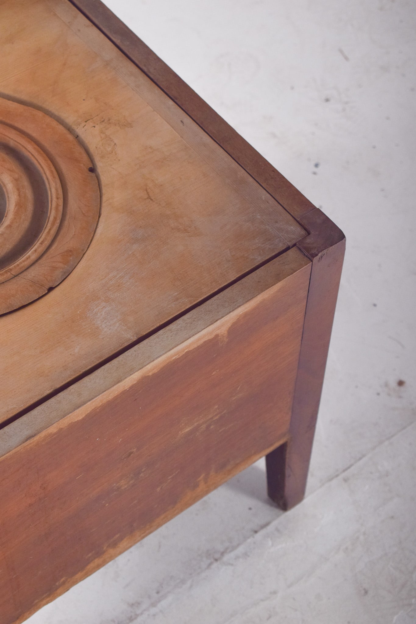 English Wooden Cabinet with Sanitary Container, 1920s - 7