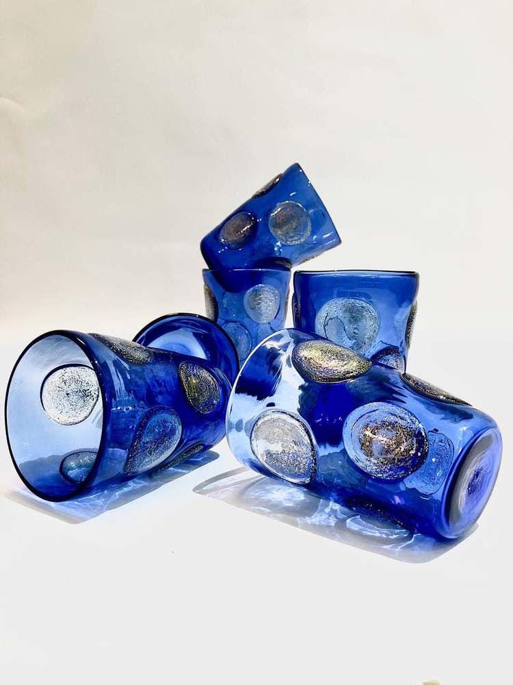 Murano Glass Tequila Set from Ribes Studio, Set of 6 - 13