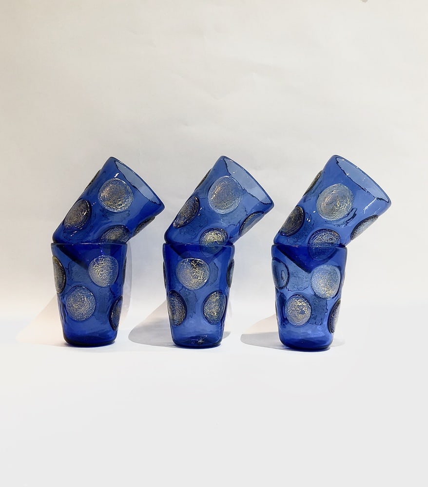 Murano Glass Tequila Set from Ribes Studio, Set of 6 - 14