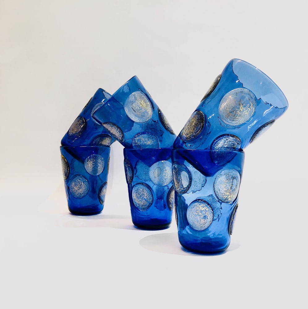 Murano Glass Tequila Set from Ribes Studio, Set of 6 - 5