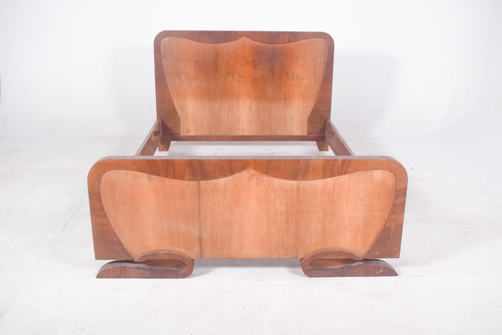 Art Deco Portuguese Double Bed, 1920 - 2