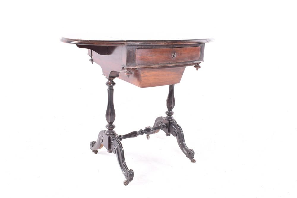 Antique English Sewing Table - 3