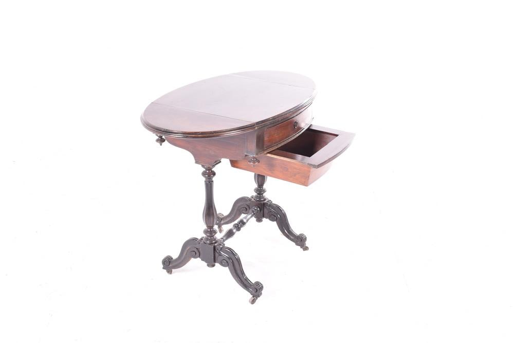 Antique English Sewing Table - 6