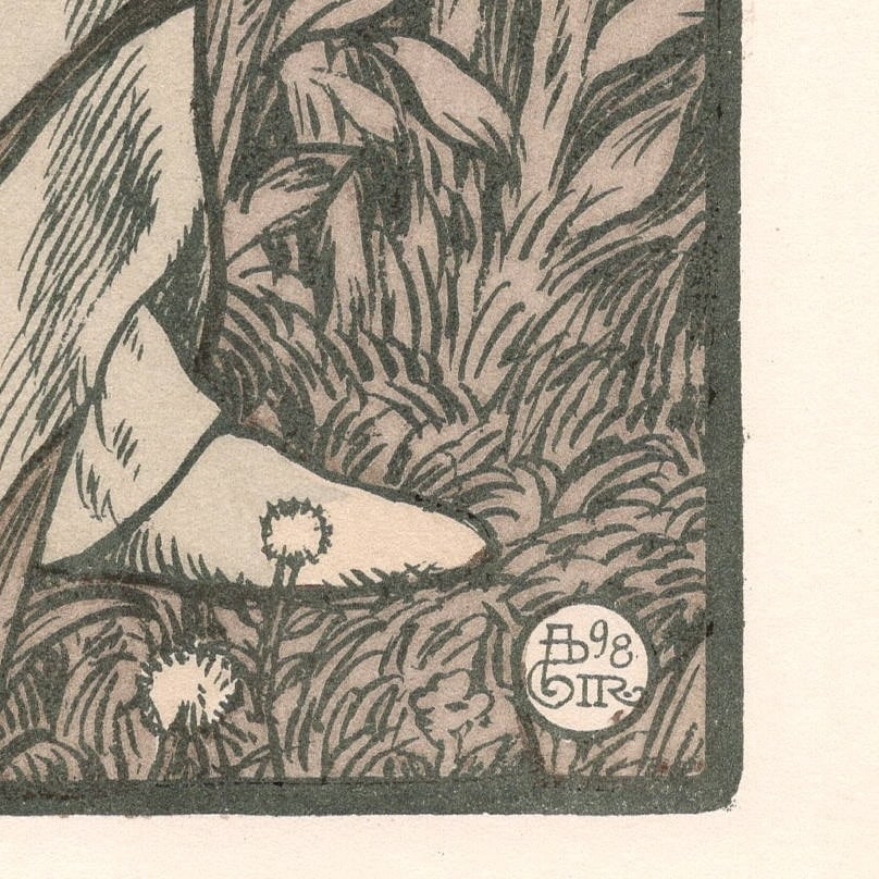 Adolphe Giraldon, Lutèce, 1898, Original Lithograph - 6