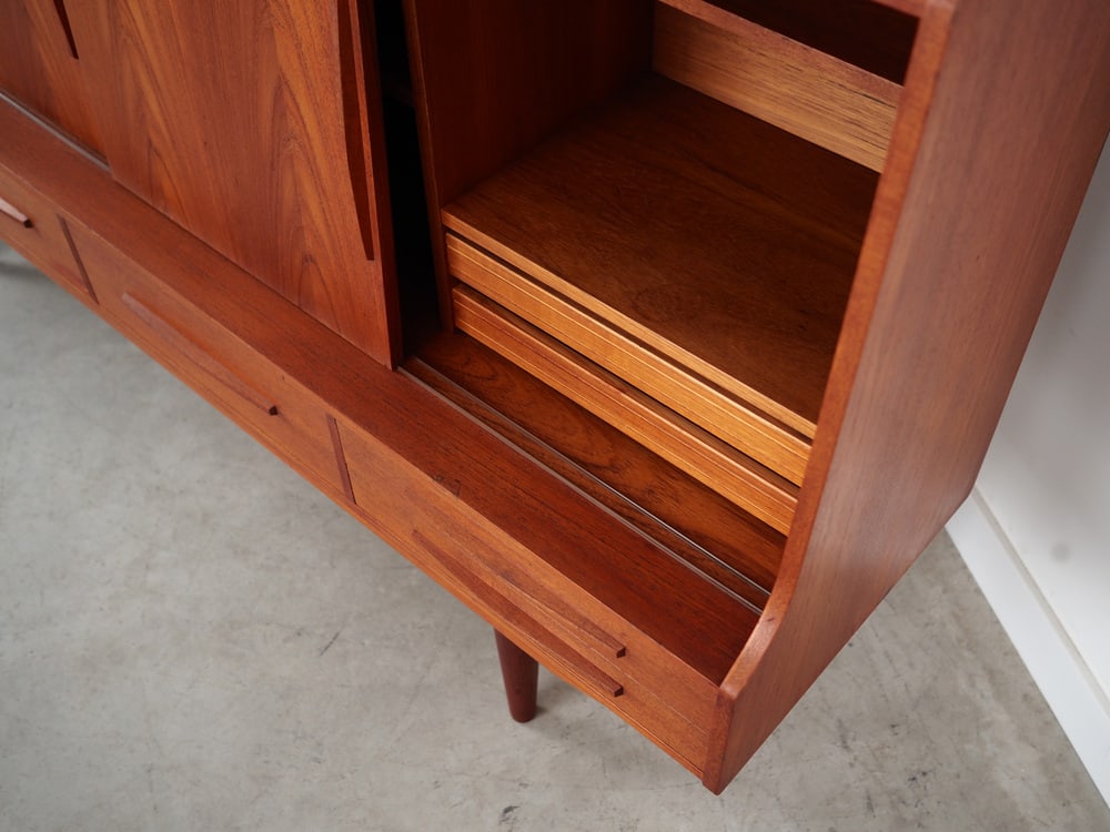 Danish Teak Highboard, 1960s - 12
