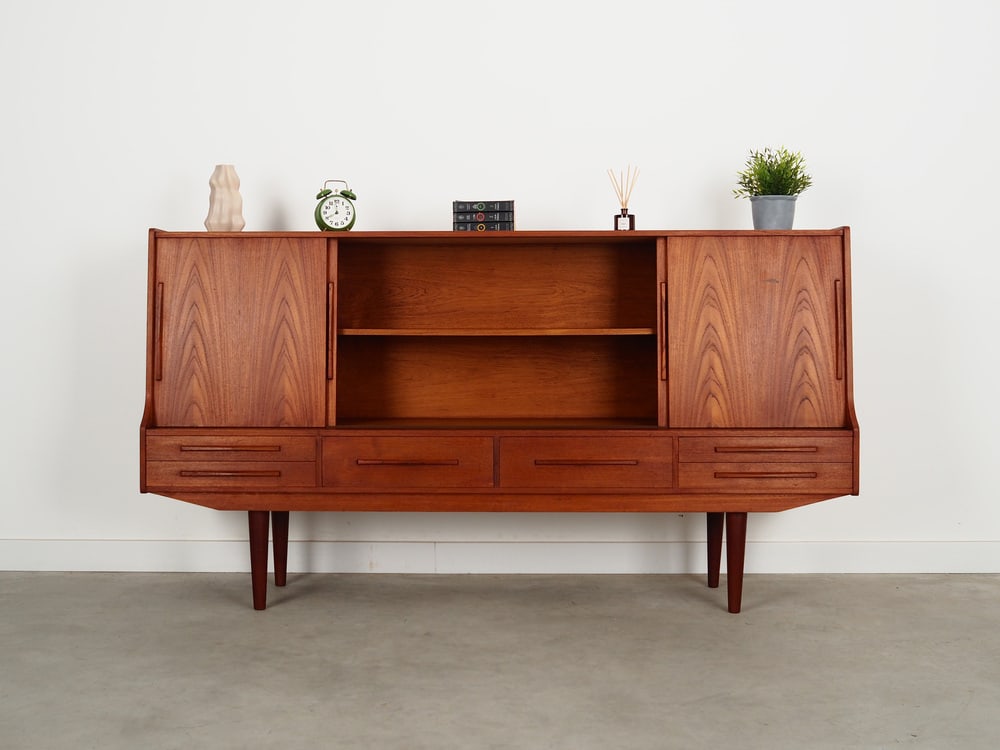 Danish Teak Highboard, 1960s - 3