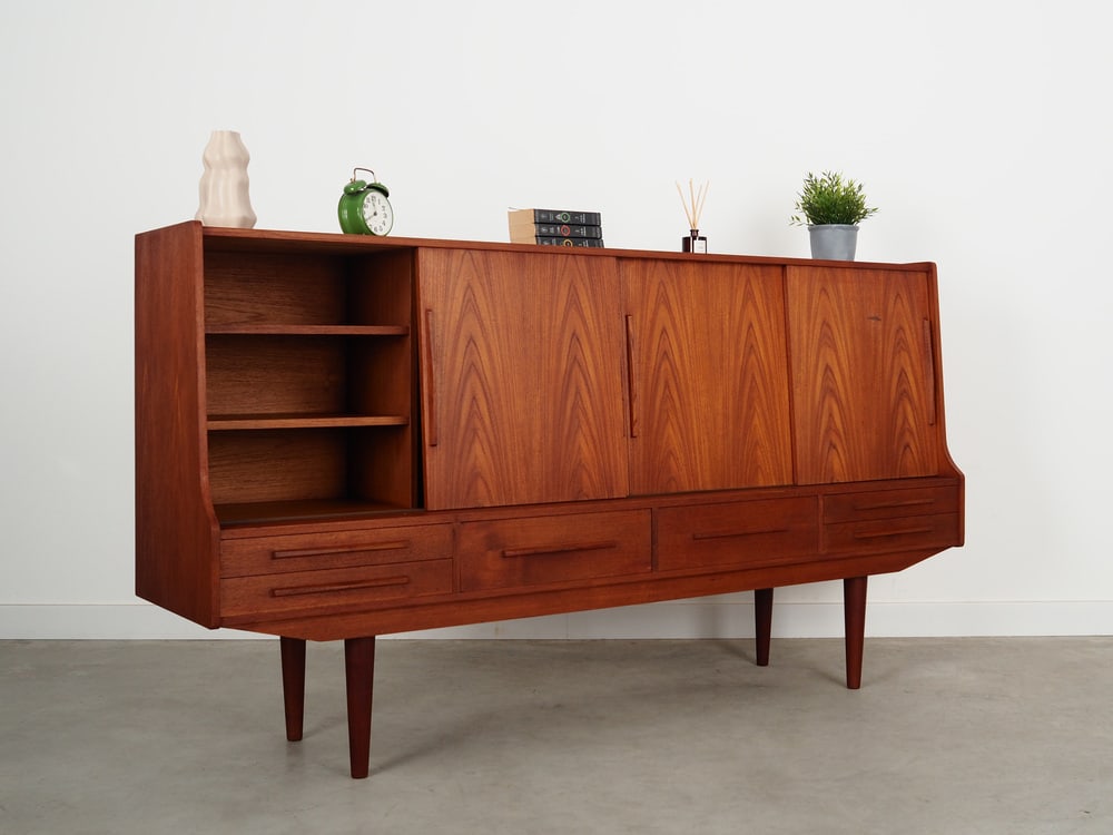 Danish Teak Highboard, 1960s - 7