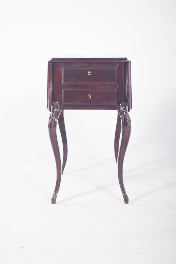 English Potty Table with Flaps, 1890s - 2