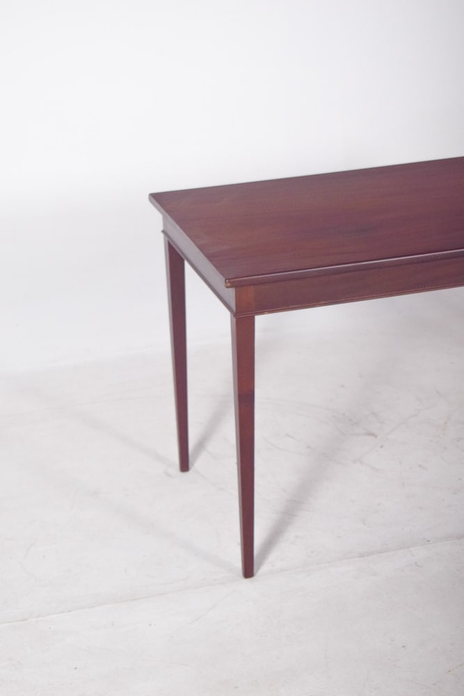 English Rectangular Coffee Table in Mahogany, 1950s - 2