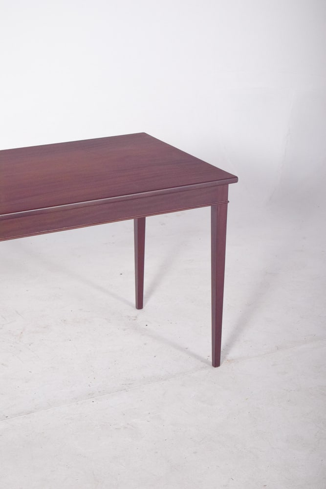 English Rectangular Coffee Table in Mahogany, 1950s - 4