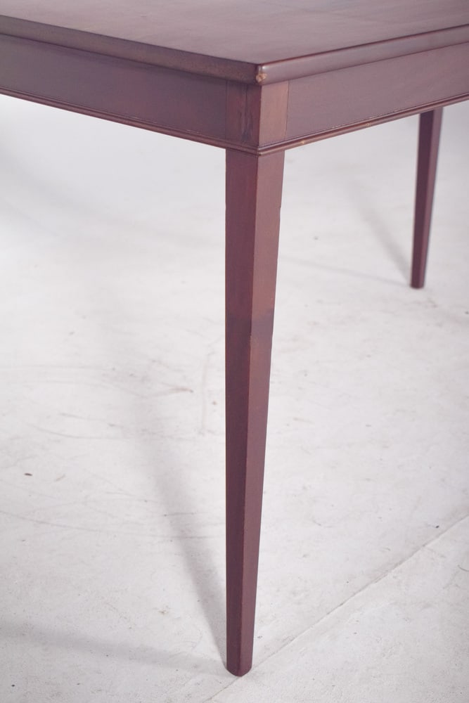English Rectangular Coffee Table in Mahogany, 1950s - 9