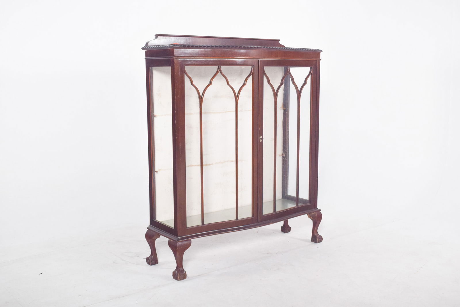Portuguese Front Display Cabinet, 1890s - 2