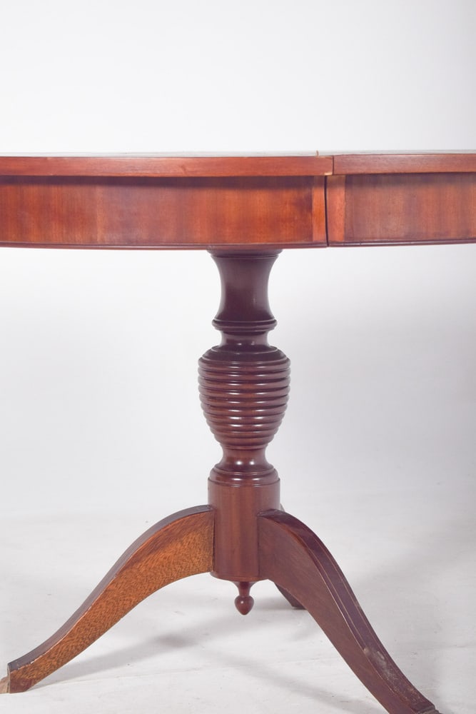 English Round Dining Table, 1930s - 3