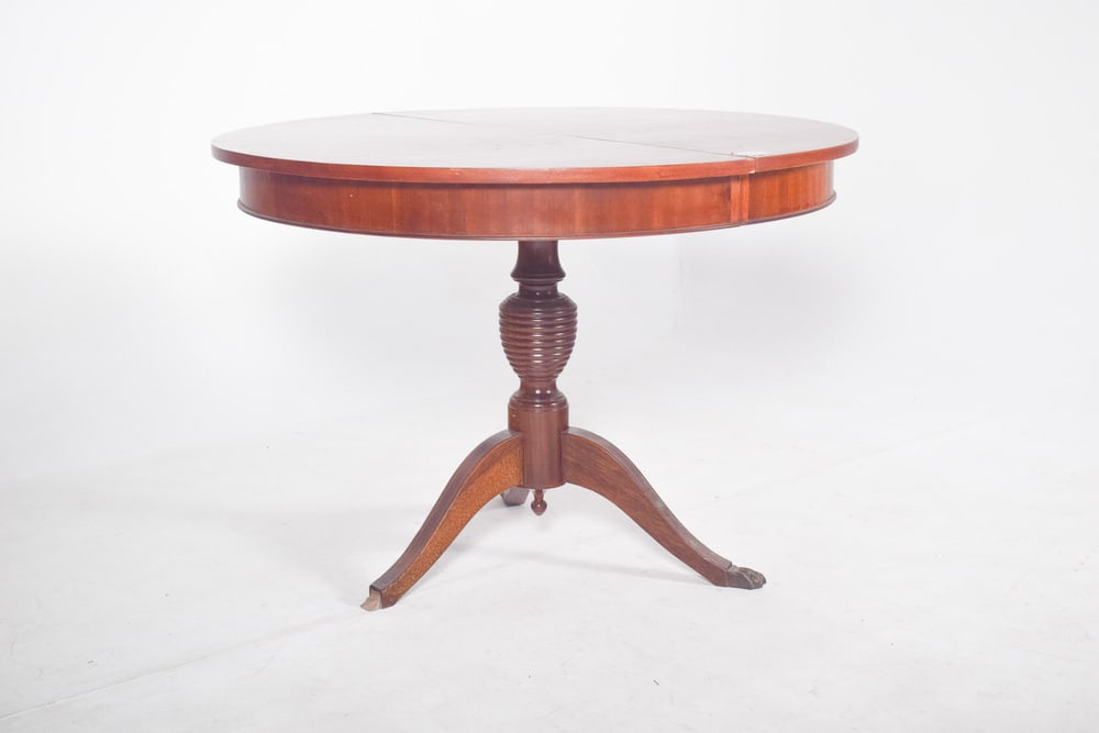 English Round Dining Table, 1930s - 4