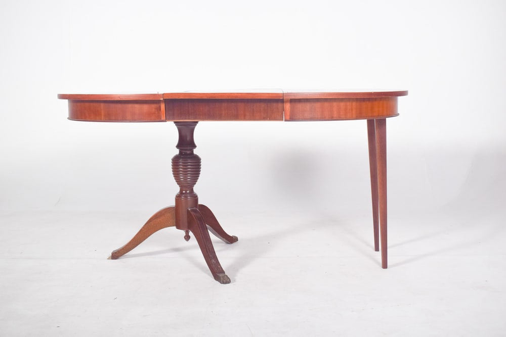 English Round Dining Table, 1930s - 5