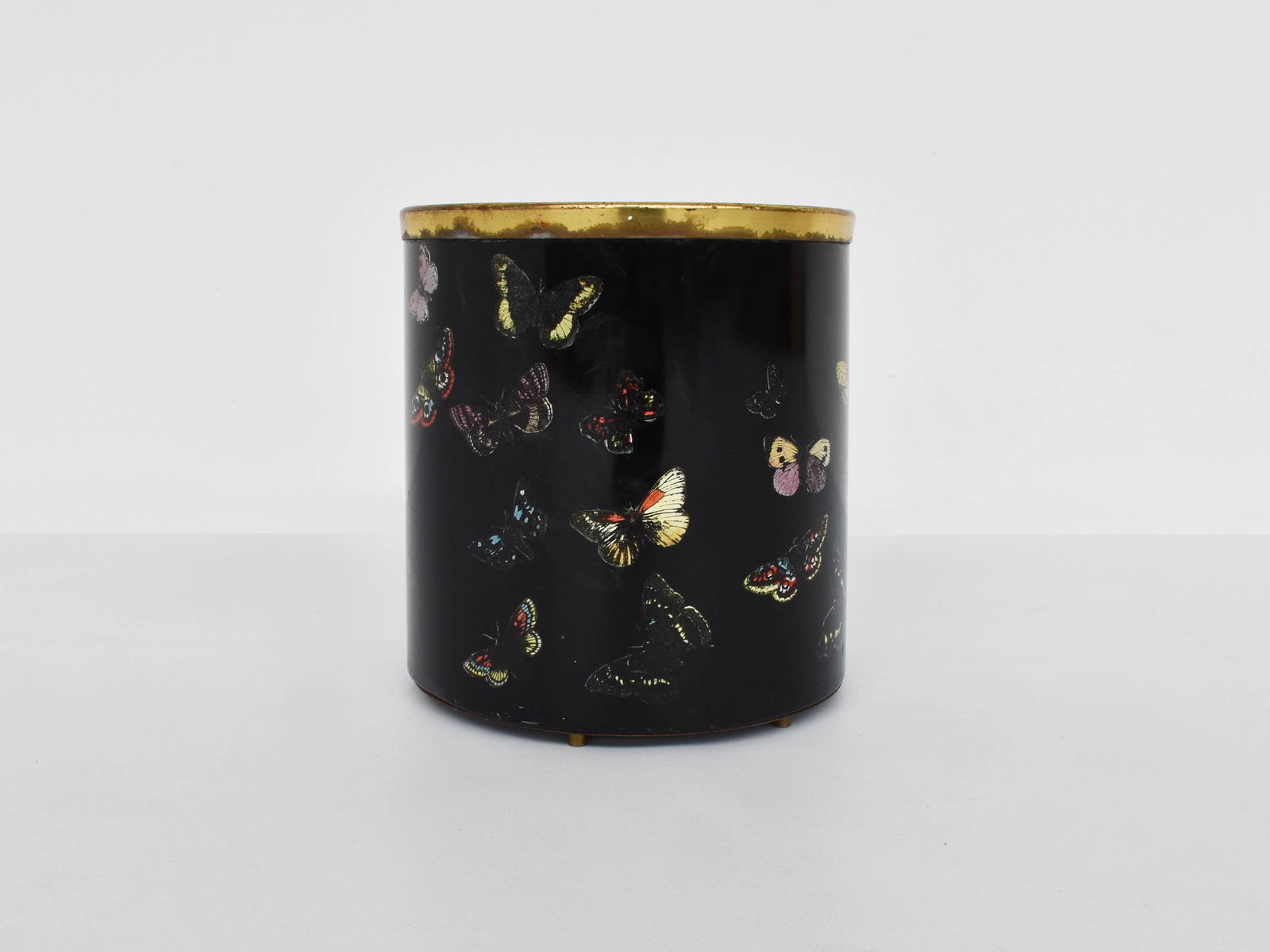 Paper Basket with Butterflies by Piero Fornasetti, 1960 - 2