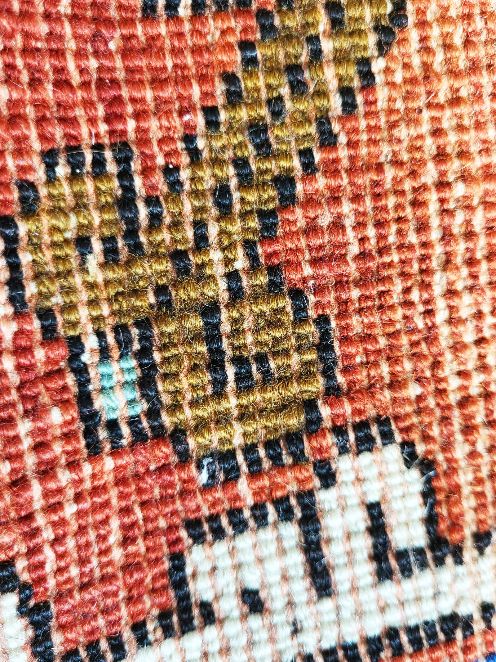 Mid-Century Ezine Rug, 1950s - 8