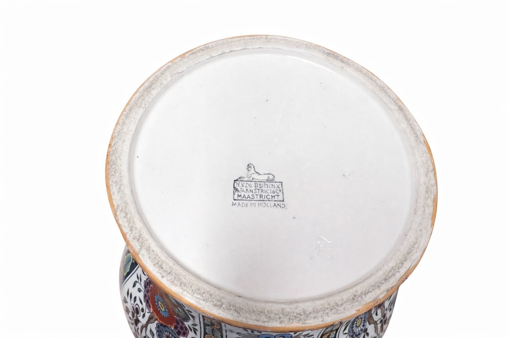 Polychrome Lidded Vases by De Sphinx, 1970s, Set of 2 - 9