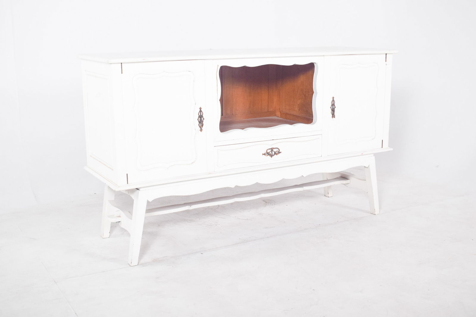 Vintage European White Painted Sideboard, 1920s - 3