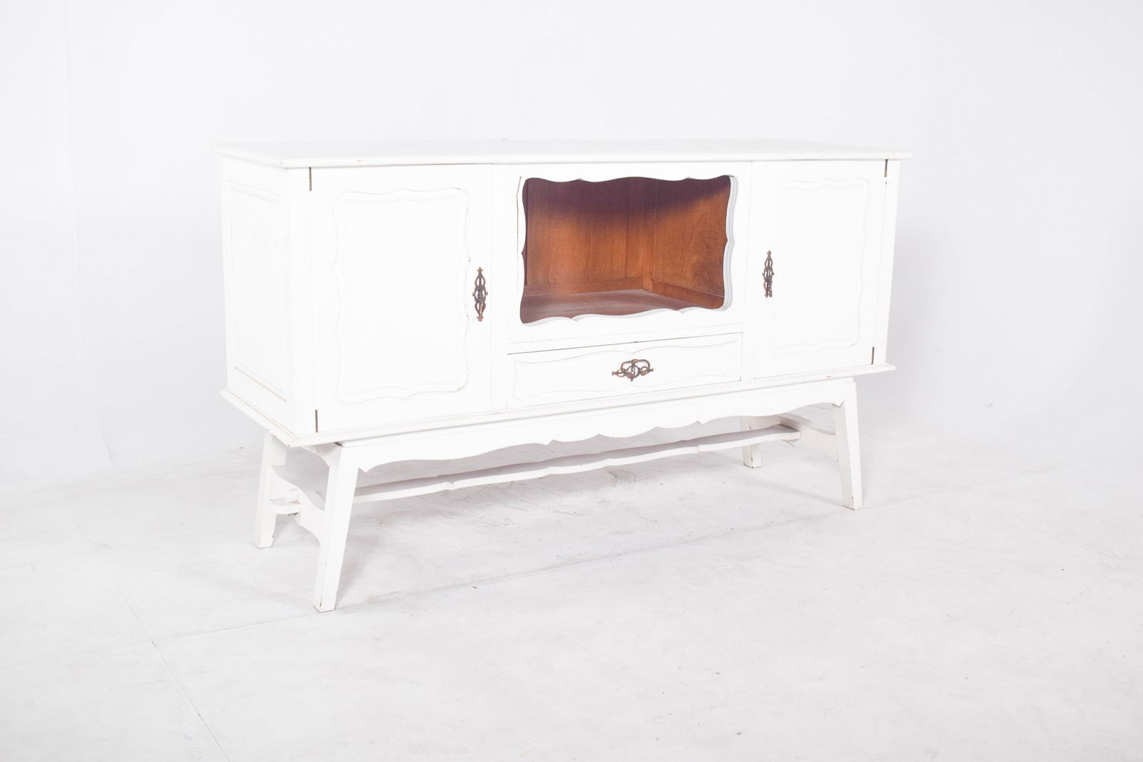 Vintage European White Painted Sideboard, 1920s - 6