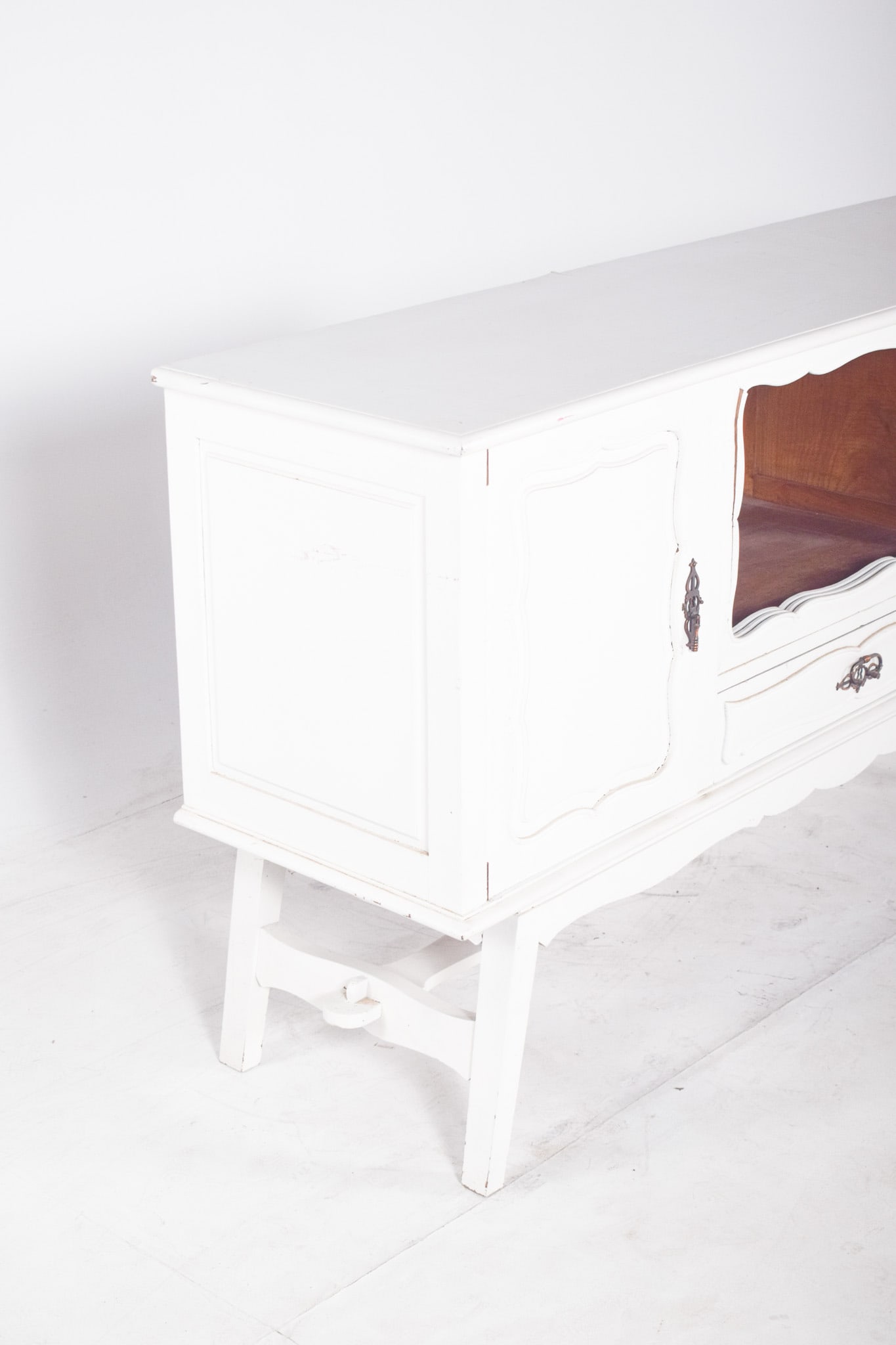 Vintage European White Painted Sideboard, 1920s - 7