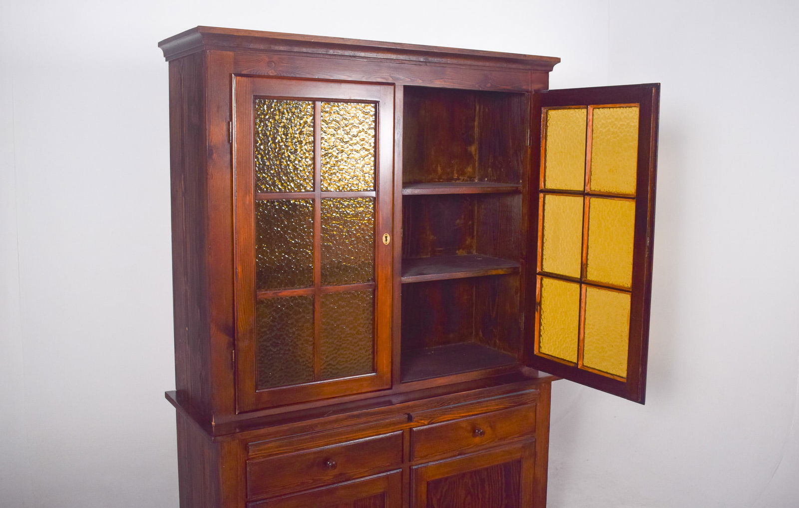 Portuguese Two-Body Display Cabinet - 8