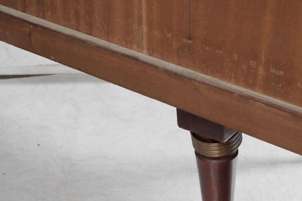Mid-Century Mahogany Sideboard with Brass Accents - 5