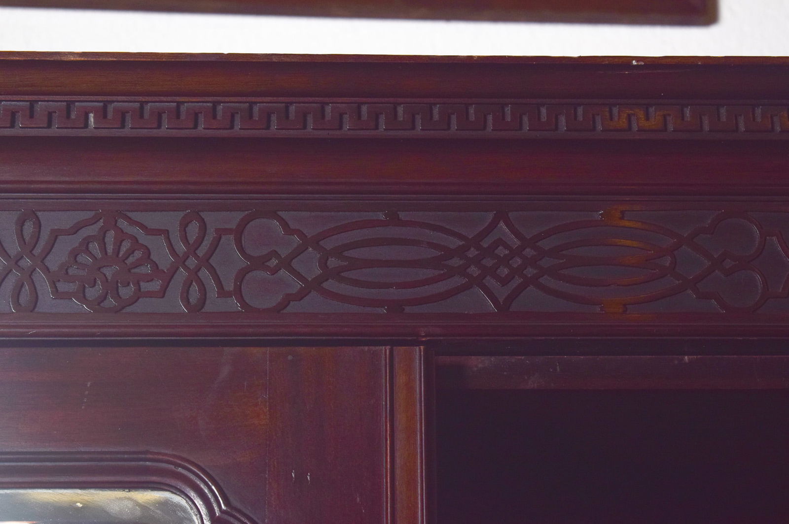 English Mahogany Wardrobe with Mirror, 1910 - 9