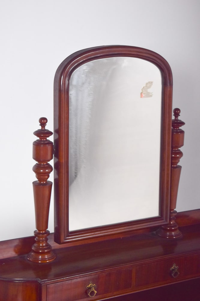 19th Century Mahogany English Dressing Table, 1890s - 3