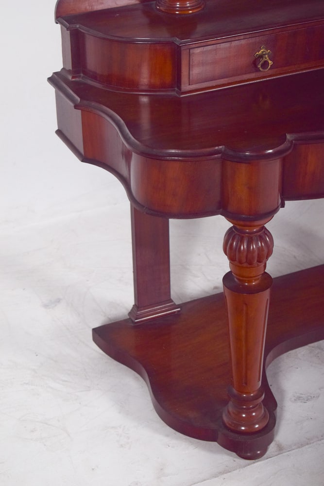 19th Century Mahogany English Dressing Table, 1890s - 5