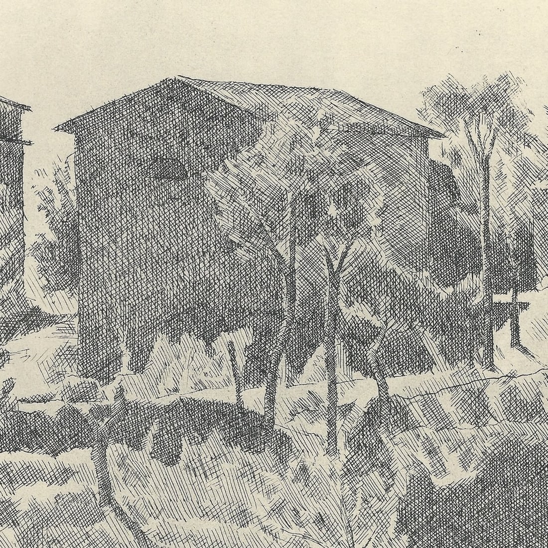 Morandi, Poggio in the Morning, 1957, Lithograph - 4